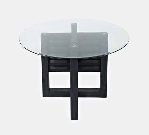 Jofran Altamonte 48" Round Dining Table in Dark Charcoal - Holmwood's Furniture & Design Center (Somersworth, NH)