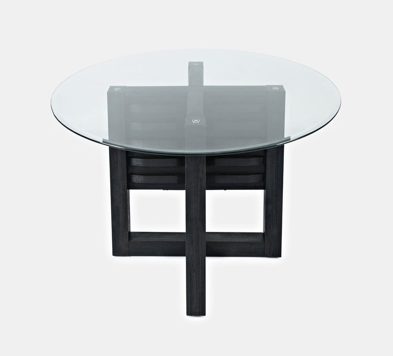 Jofran Altamonte 48" Round Dining Table in Dark Charcoal - Holmwood's Furniture & Design Center (Somersworth, NH)