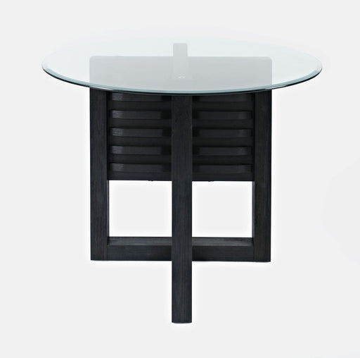 Jofran Altamonte 48" Round Counter Dining Table in Dark Charcoal - Holmwood's Furniture & Design Center (Somersworth, NH)