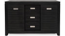 Jofran Altamonte 54" Server in Dark Charcoal - Holmwood's Furniture & Design Center (Somersworth, NH)