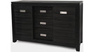 Jofran Altamonte 54" Server in Dark Charcoal - Holmwood's Furniture & Design Center (Somersworth, NH)