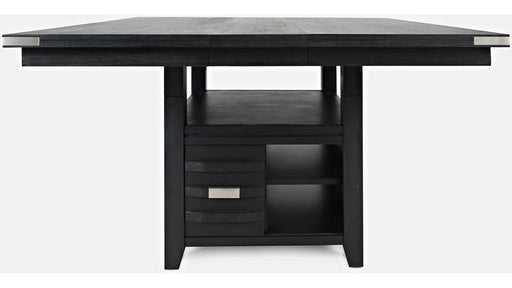Jofran Altamonte Square Dining w/Storage Base in Dark Charcoal - Holmwood's Furniture & Design Center (Somersworth, NH)