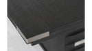 Jofran Altamonte Square Dining w/Storage Base in Dark Charcoal - Holmwood's Furniture & Design Center (Somersworth, NH)