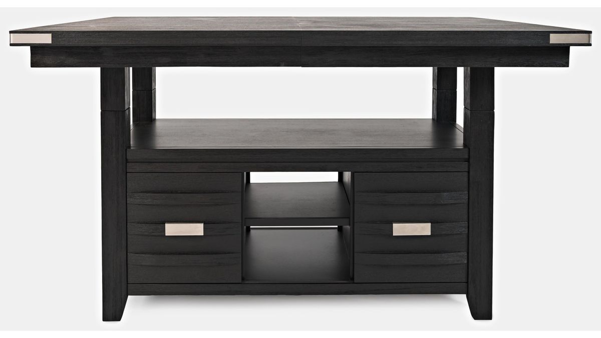 Jofran Altamonte Counter Height Dining Table in Dark Charcoal - Holmwood's Furniture & Design Center (Somersworth, NH)