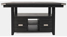 Jofran Altamonte Counter Height Dining Table in Dark Charcoal - Holmwood's Furniture & Design Center (Somersworth, NH)