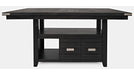 Jofran Altamonte Counter Height Dining Table in Dark Charcoal - Holmwood's Furniture & Design Center (Somersworth, NH)