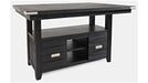 Jofran Altamonte Counter Height Dining Table in Dark Charcoal - Holmwood's Furniture & Design Center (Somersworth, NH)