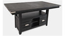 Jofran Altamonte Counter Height Dining Table in Dark Charcoal - Holmwood's Furniture & Design Center (Somersworth, NH)