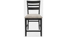 Jofran Altamonte Ladderback Counter Stool in Dark Charcoal (Set of 2) - Holmwood's Furniture & Design Center (Somersworth, NH)