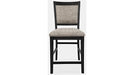 Jofran Altamonte Upholstered Counter Stool in Dark Charcoal (Set of 2) - Holmwood's Furniture & Design Center (Somersworth, NH)