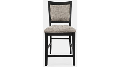Jofran Altamonte Upholstered Counter Stool in Dark Charcoal (Set of 2) - Holmwood's Furniture & Design Center (Somersworth, NH)