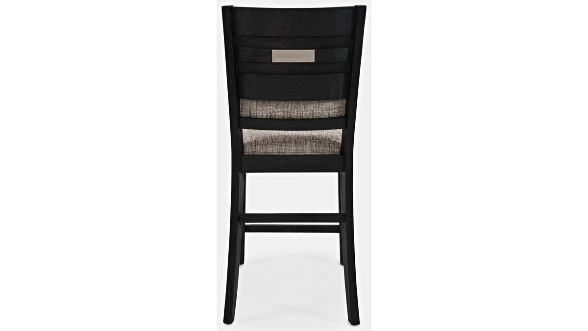 Jofran Altamonte Upholstered Counter Stool in Dark Charcoal (Set of 2) - Holmwood's Furniture & Design Center (Somersworth, NH)