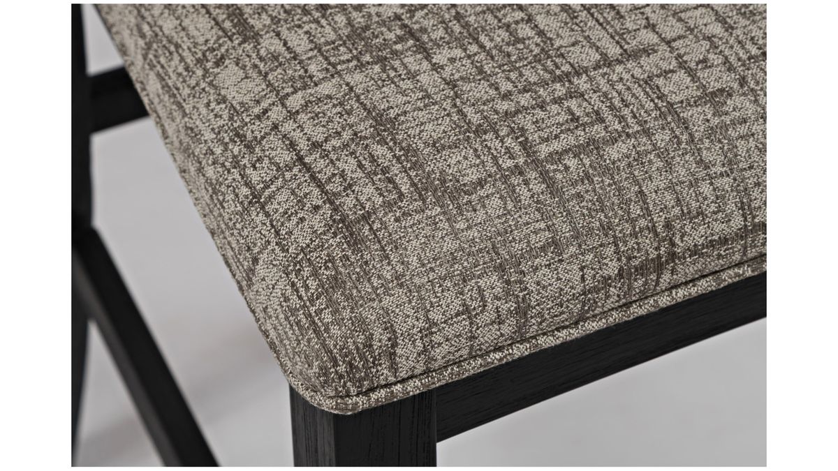 Jofran Altamonte Upholstered Counter Stool in Dark Charcoal (Set of 2) - Holmwood's Furniture & Design Center (Somersworth, NH)