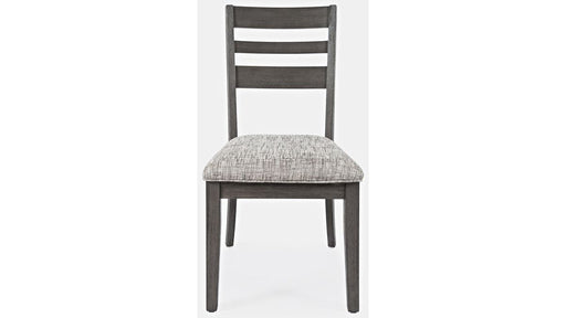 Jofran Altamonte Ladderback Chair in Brushed Grey (Set of 2) - Holmwood's Furniture & Design Center (Somersworth, NH)