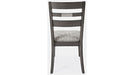 Jofran Altamonte Ladderback Chair in Brushed Grey (Set of 2) - Holmwood's Furniture & Design Center (Somersworth, NH)