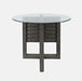 Jofran Altamonte 48" Round Counter Dining Table in Brushed Grey - Holmwood's Furniture & Design Center (Somersworth, NH)