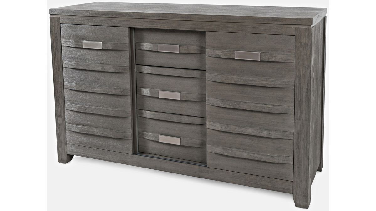 Jofran Altamonte 54" Server in Brushed Grey - Holmwood's Furniture & Design Center (Somersworth, NH)