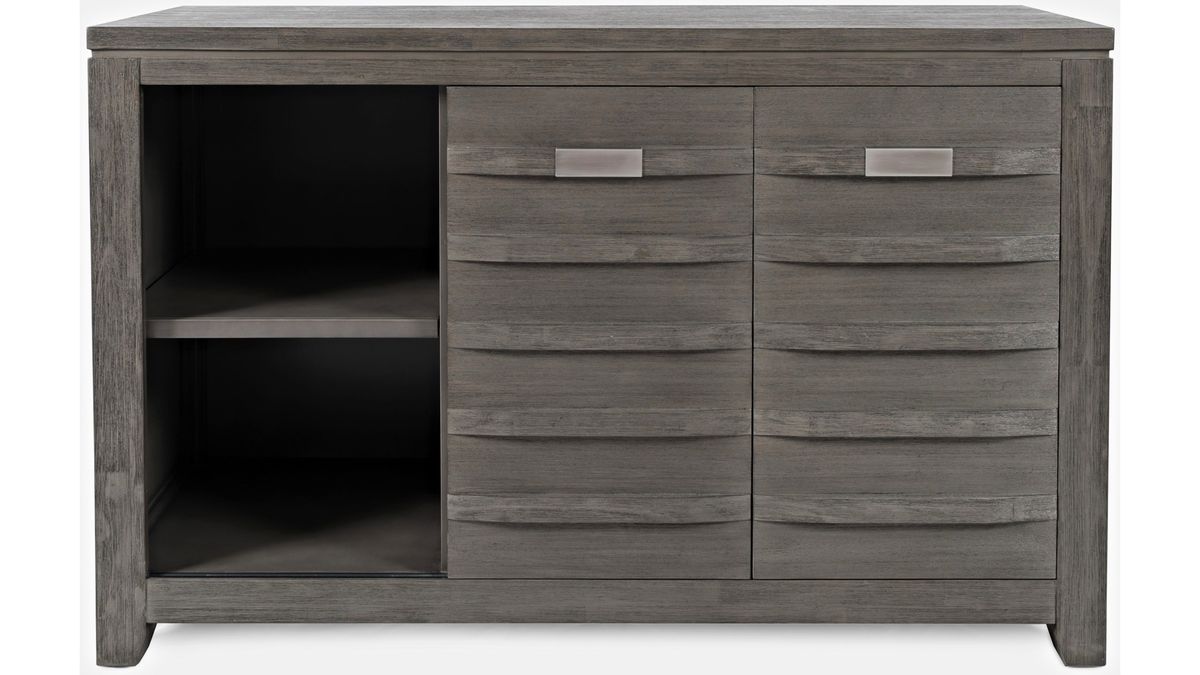 Jofran Altamonte 54" Server in Brushed Grey - Holmwood's Furniture & Design Center (Somersworth, NH)