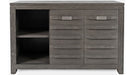 Jofran Altamonte 54" Server in Brushed Grey - Holmwood's Furniture & Design Center (Somersworth, NH)