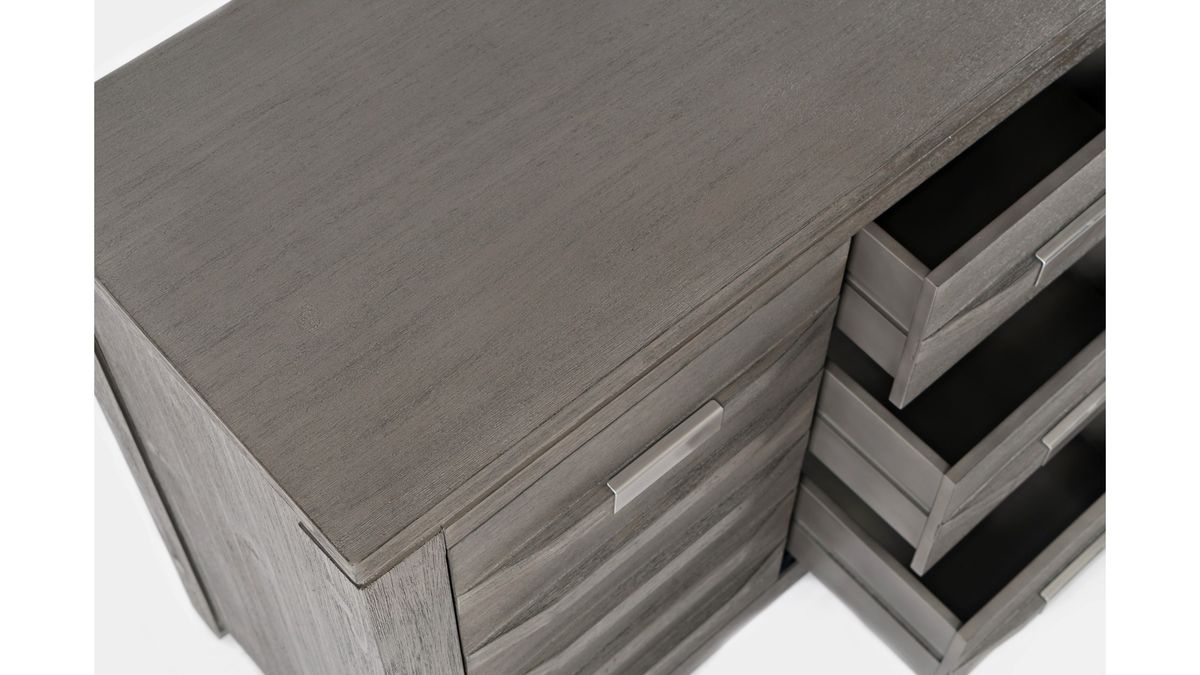 Jofran Altamonte 54" Server in Brushed Grey - Holmwood's Furniture & Design Center (Somersworth, NH)