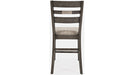 Jofran Altamonte Ladderback Counter Stool in Brushed Grey (Set of 2) - Holmwood's Furniture & Design Center (Somersworth, NH)