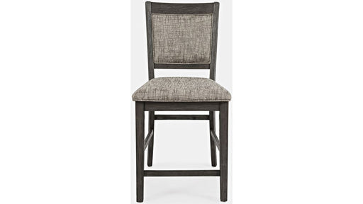 Jofran Altamonte Upholstered Counter Stool in Brushed Grey (Set of 2) - Holmwood's Furniture & Design Center (Somersworth, NH)