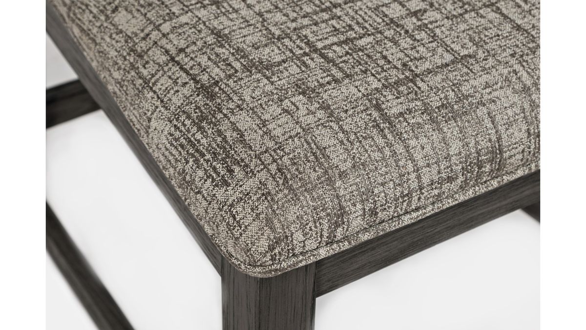 Jofran Altamonte Upholstered Counter Stool in Brushed Grey (Set of 2) - Holmwood's Furniture & Design Center (Somersworth, NH)