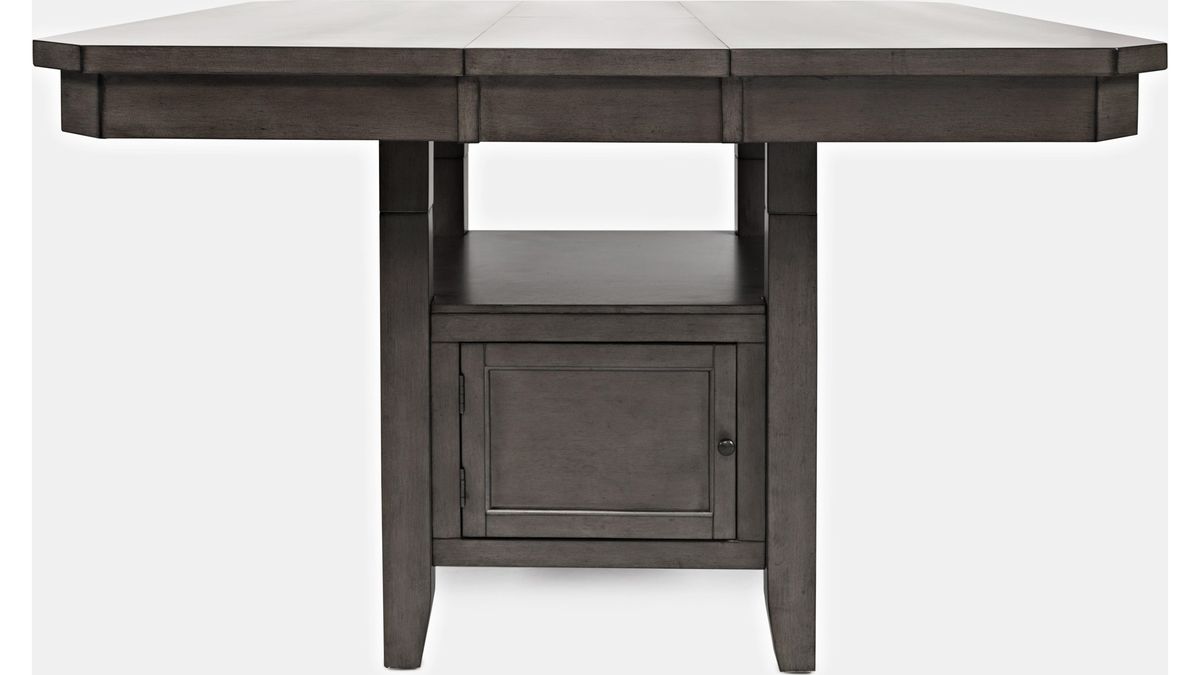Jofran Manchester High/Low Square Dining Table in Manchester GreyBKT - Holmwood's Furniture & Design Center (Somersworth, NH)