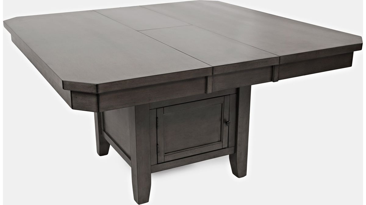 Jofran Manchester High/Low Square Dining Table in Manchester GreyBKT - Holmwood's Furniture & Design Center (Somersworth, NH)