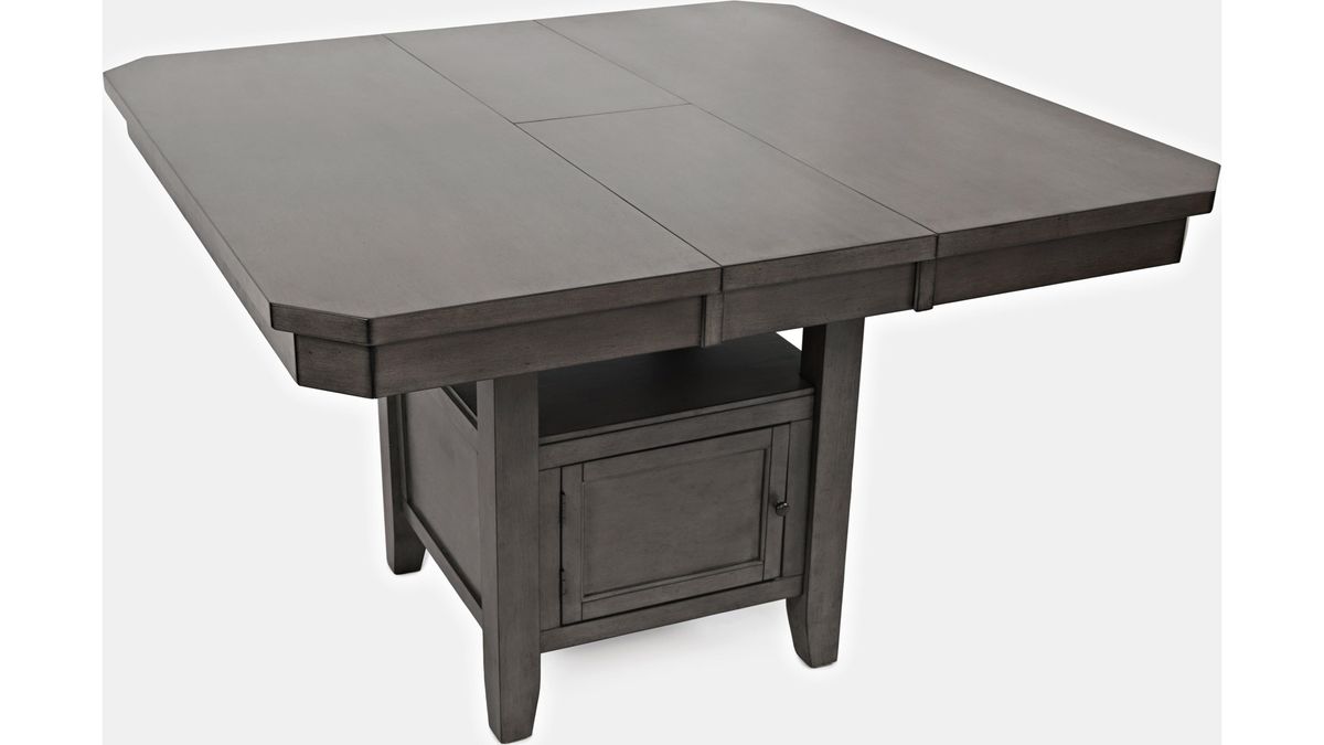 Jofran Manchester High/Low Square Dining Table in Manchester GreyBKT - Holmwood's Furniture & Design Center (Somersworth, NH)