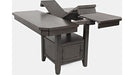 Jofran Manchester High/Low Square Dining Table in Manchester GreyBKT - Holmwood's Furniture & Design Center (Somersworth, NH)