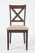 Jofran Walnut Creek 5 Pack Dining Set - Dining Table with 4 Chairs in Medium Brown Walnut - Holmwood's Furniture & Design Center (Somersworth, NH)