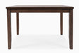 Jofran Walnut Creek 5 Pack Dining Set - Dining Table with 4 Chairs in Medium Brown Walnut - Holmwood's Furniture & Design Center (Somersworth, NH)