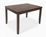 Jofran Walnut Creek 5 Pack Dining Set - Dining Table with 4 Chairs in Medium Brown Walnut - Holmwood's Furniture & Design Center (Somersworth, NH)