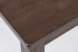 Jofran Walnut Creek 5 Pack Dining Set - Dining Table with 4 Chairs in Medium Brown Walnut - Holmwood's Furniture & Design Center (Somersworth, NH)