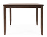 Jofran Walnut Creek 5 Pack Dining Set - Counter Height Table with 4 Stools in Medium Brown Walnut - Holmwood's Furniture & Design Center (Somersworth, NH)