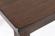 Jofran Walnut Creek 5 Pack Dining Set - Counter Height Table with 4 Stools in Medium Brown Walnut - Holmwood's Furniture & Design Center (Somersworth, NH)