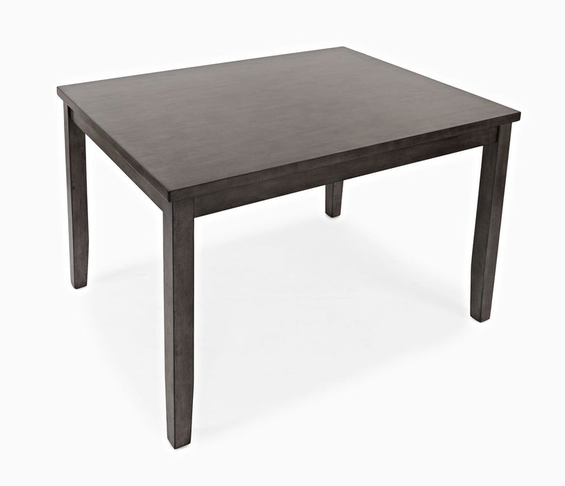 Jofran Greyson Heights 5 Pack Dining Set - Dining Table with 4 Chairs in Grey-Brown - Holmwood's Furniture & Design Center (Somersworth, NH)