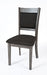 Jofran Greyson Heights 5 Pack Dining Set - Dining Table with 4 Chairs in Grey-Brown - Holmwood's Furniture & Design Center (Somersworth, NH)