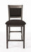 Jofran Greyson Heights 5 Pack Dining Set - Counter Height Table with 4 Stools in Grey-Brown - Holmwood's Furniture & Design Center (Somersworth, NH)