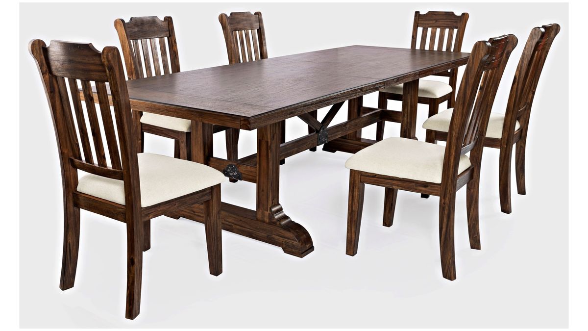 Jofran Bakersfield Dining Table in Rich Dark BrownBKT - Holmwood's Furniture & Design Center (Somersworth, NH)