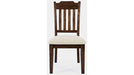 Jofran Bakersfield Slatback Dining Chair in Rich Dark Brown (Set of 2) - Holmwood's Furniture & Design Center (Somersworth, NH)