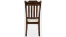 Jofran Bakersfield Slatback Dining Chair in Rich Dark Brown (Set of 2) - Holmwood's Furniture & Design Center (Somersworth, NH)