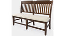 Jofran Bakersfield Dining Bench in Rich Dark Brown - Holmwood's Furniture & Design Center (Somersworth, NH)