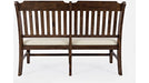 Jofran Bakersfield Dining Bench in Rich Dark Brown - Holmwood's Furniture & Design Center (Somersworth, NH)