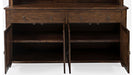 Jofran Bakersfield Two Drawer Server in Rich Dark Brown - Holmwood's Furniture & Design Center (Somersworth, NH)