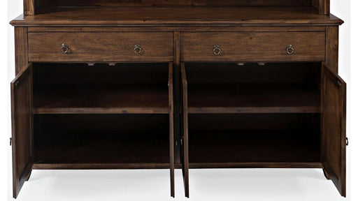Jofran Bakersfield Two Drawer Server in Rich Dark Brown - Holmwood's Furniture & Design Center (Somersworth, NH)