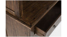 Jofran Bakersfield Hutch with Server in Rich Dark Brown65KT - Holmwood's Furniture & Design Center (Somersworth, NH)