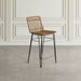 Jofran Weaver Hairpin Modern Global Rattan Counter Barstool (Set of 2) in Rattan Brown - Holmwood's Furniture & Design Center (Somersworth, NH)