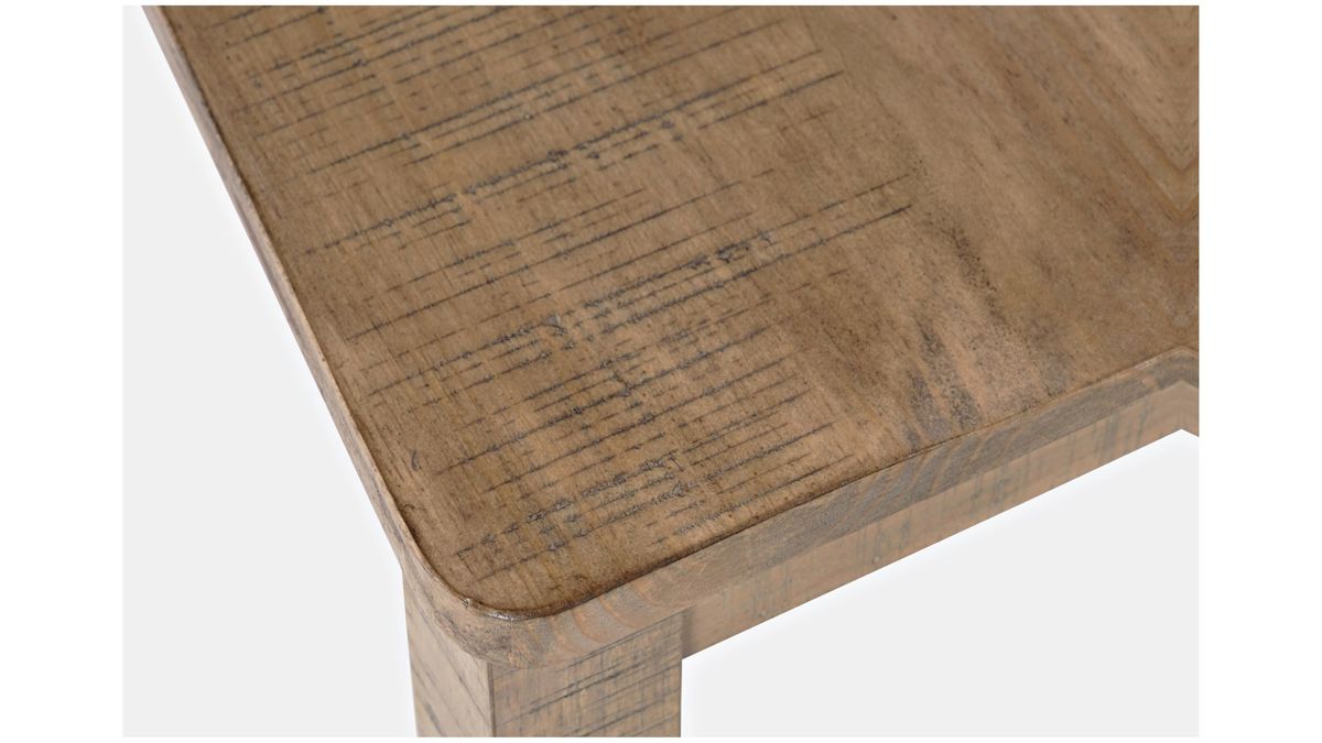 Jofran Carlyle Crossing Slatback Chair in Rustic Distressed Pine (Set of 2) - Holmwood's Furniture & Design Center (Somersworth, NH)